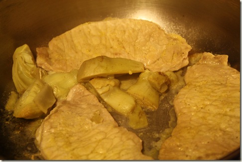 Pork Chops and Artichokes